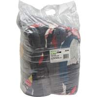 Chiffons fabriqu&eacute;s &agrave; partir de mat&eacute;riaux recycl&eacute;s, Molleton, M&eacute;lange de couleurs, 25 lb GTA Hardware Inc