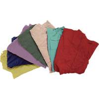 Chiffons fabriqu&eacute;s &agrave; partir de mat&eacute;riaux recycl&eacute;s, Molleton, M&eacute;lange de couleurs, 25 lb GTA Hardware Inc