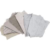 Chiffons fabriqu&eacute;s &agrave; partir de mat&eacute;riaux recycl&eacute;s, Coton, Blanc, 25 lb GTA Hardware Inc