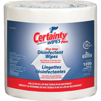 Lingettes d&eacute;sinfectantes, 8" x 6", 1200 lingettes GTA Hardware Inc