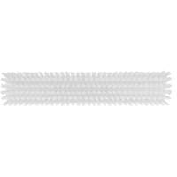Push Broom Head, Fine/Stiff Bristles, 16-1/2", Polyester/Polypropylene, White GTA Hardware Inc