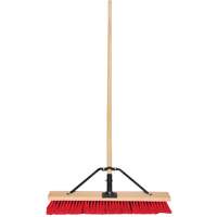 Balai-brosse &agrave; manche renforc&eacute;, 24", Moyen, Soies PVC GTA Hardware Inc