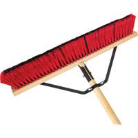 Balai-brosse &agrave; manche renforc&eacute;, 24", Moyen, Soies PVC GTA Hardware Inc