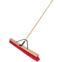 Balai-brosse &agrave; manche renforc&eacute;, 36", Moyen, Soies PVC GTA Hardware Inc