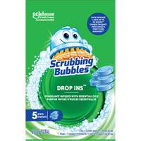 Pastilles nettoyantes pour toilettes Scrubbing Bubbles Drop-Ins, 200 g, Tampon GTA Hardware Inc