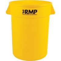Garbage Bin, Polyethylene, 32 US gal. GTA Hardware Inc