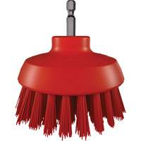 Brosse ronde HyDrive pour perceuse, Soies Tr&egrave;s ferme, Longueur de 3-1/10", Rouge GTA Hardware Inc