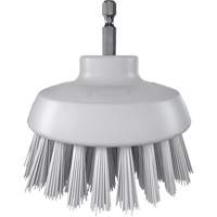 Brosse ronde HyDrive pour perceuse, Soies Tr&egrave;s ferme, Longueur de 3-1/10", Blanc GTA Hardware Inc