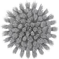 Brosse ronde HyDrive pour perceuse, Soies Tr&egrave;s ferme, Longueur de 3-1/10", Blanc GTA Hardware Inc