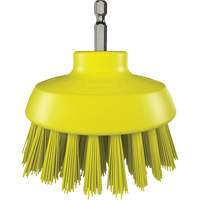 Brosse ronde HyDrive pour perceuse, Soies Tr&egrave;s ferme, Longueur de 3-1/10", Jaune GTA Hardware Inc