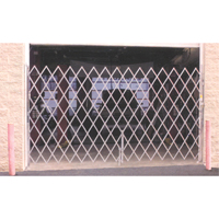 Barri&egrave;res de s&eacute;curit&eacute; galvanis&eacute;es repliables, Repliable simple fixe, 4' lo x 6' h d&eacute;ploy&eacute; GTA Hardware Inc