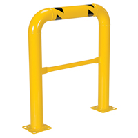 High Profile Machinery Guards, 3' W x 3.5' H, Yellow GTA Hardware Inc