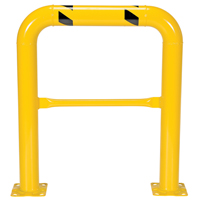 High Profile Machinery Guards, 3' W x 3.5' H, Yellow GTA Hardware Inc