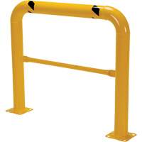 High Profile Machinery Guards, 4' W x 3.5' H, Yellow GTA Hardware Inc