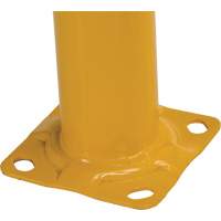 High Profile Machinery Guards, 4' W x 3.5' H, Yellow GTA Hardware Inc