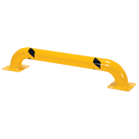 Low Profile Rack Guards, 4' W x 0.75' H, Yellow GTA Hardware Inc