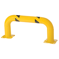 Low Profile Rack Guards, 3' W x 1.4' H, Yellow GTA Hardware Inc
