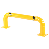 Low Profile Rack Guards, 4' W x 1.4' H, Yellow GTA Hardware Inc