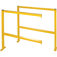Protecteurs de p&eacute;rim&egrave;tre - Style tubulaire, 48" la x 49-1/2" h, Jaune GTA Hardware Inc
