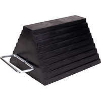 Cale de roue, 9" x 8" x 6", Noir GTA Hardware Inc