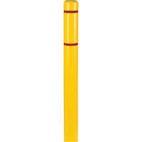 Polyethylene Bollard Covers, 4-1/2" Dia. x 64" L, Yellow GTA Hardware Inc