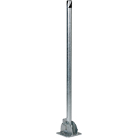 Butoirs repliables, Acier, 42" h x 1-3/4" la, Argent GTA Hardware Inc