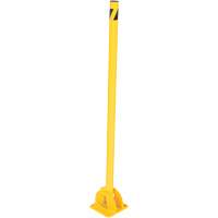 Butoirs repliables, Acier, 42" h x 1-3/4" la, Jaune GTA Hardware Inc