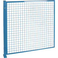 Perimeter Guards - Mesh Style, 4' H x 4' W, Blue GTA Hardware Inc