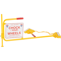 Single Rail Chock With Flag Rail Combo GTA Hardware Inc