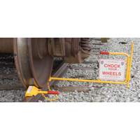 Single Rail Chock With Flag Rail Combo GTA Hardware Inc