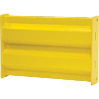 Barri&egrave;re de s&eacute;curit&eacute; de qualit&eacute; industrielle, Acier, 19" lo x 12" h, Jaune s&eacute;curit&eacute; OSHA GTA Hardware Inc