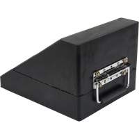 Cale de roue, 10-5/8" x 8-5/8 x 7", Noir GTA Hardware Inc