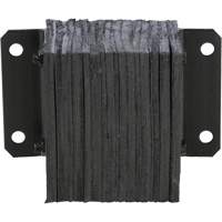 Laminated Dock Bumper, Horizontal, Rubber, 12" W x 6" D x 10" H GTA Hardware Inc
