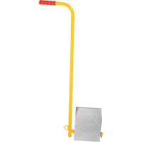 Cale de roues en aluminium avec poign&eacute;e, 7" la x 11-7/8" p x 7-11/16" h GTA Hardware Inc