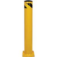 Butoir de s&eacute;curit&eacute;, Acier, 36" h x 5-1/2" la, Jaune GTA Hardware Inc