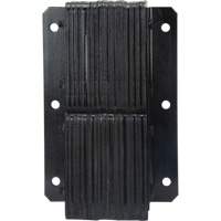 Laminated Dock Bumpers, Vertical, Rubber, 11" W x 4" D x 20" H GTA Hardware Inc