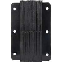 Laminated Dock Bumpers, Vertical, Rubber, 11" W x 4" D x 20" H GTA Hardware Inc