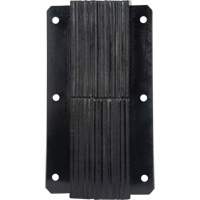 Laminated Dock Bumpers, Vertical, Rubber, 11" W x 4" D x 24" H GTA Hardware Inc