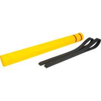 Polyethylene Bollard Cover, 4-1/2" Dia. x 52" L, Red/Yellow GTA Hardware Inc