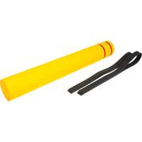 Polyethylene Bollard Cover, 6-5/8" Dia. x 52" L, Red/Yellow GTA Hardware Inc