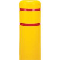 Polyethylene Bollard Cover, 6-5/8" Dia. x 52" L, Red/Yellow GTA Hardware Inc