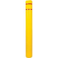 Polyethylene Bollard Cover, 6-5/8" Dia. x 60" L, Red/Yellow GTA Hardware Inc