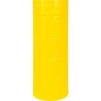 Polyethylene Bollard Cover, 6-5/8" Dia. x 60" L, Red/Yellow GTA Hardware Inc