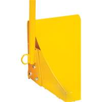 Ice Chock with Ergonomic Handle, Steel, Yellow, 8-1/16" W x 10-5/8" D x 8-13/16" H GTA Hardware Inc