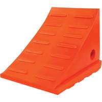 25 Ton General Purpose Wheel Chock, Urethane, Orange GTA Hardware Inc