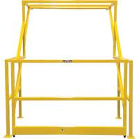 Barri&egrave;re de s&eacute;curit&eacute; pour mezzanine, 70" lo x 77" ha, 78" &eacute;lev&eacute;e, Jaune GTA Hardware Inc