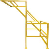 Barri&egrave;re de s&eacute;curit&eacute; pour mezzanine, 70" lo x 77" ha, 78" &eacute;lev&eacute;e, Jaune GTA Hardware Inc