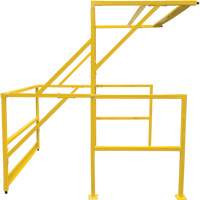 Barri&egrave;re de s&eacute;curit&eacute; pour mezzanine, 70" lo x 77" ha, 78" &eacute;lev&eacute;e, Jaune GTA Hardware Inc