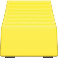Cale de roue ultra-robuste pour l'exploitation mini&egrave;re Checkers Safety sans support, PEHD, Jaune, 14-1/2" la x 17-1/2" p x 16" h GTA Hardware Inc