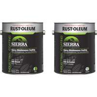 Sierra S60 Water-Based Epoxy Maintenance Coating Kit, Gallon, Black GTA Hardware Inc
